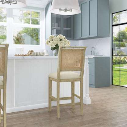 Everest Wood Counter and Bar Stools