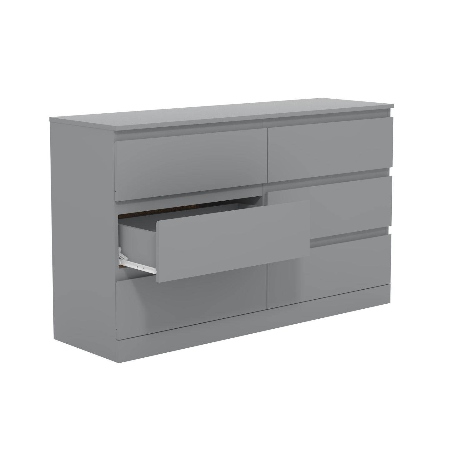 Brindle Wood 6 Drawer Dresser