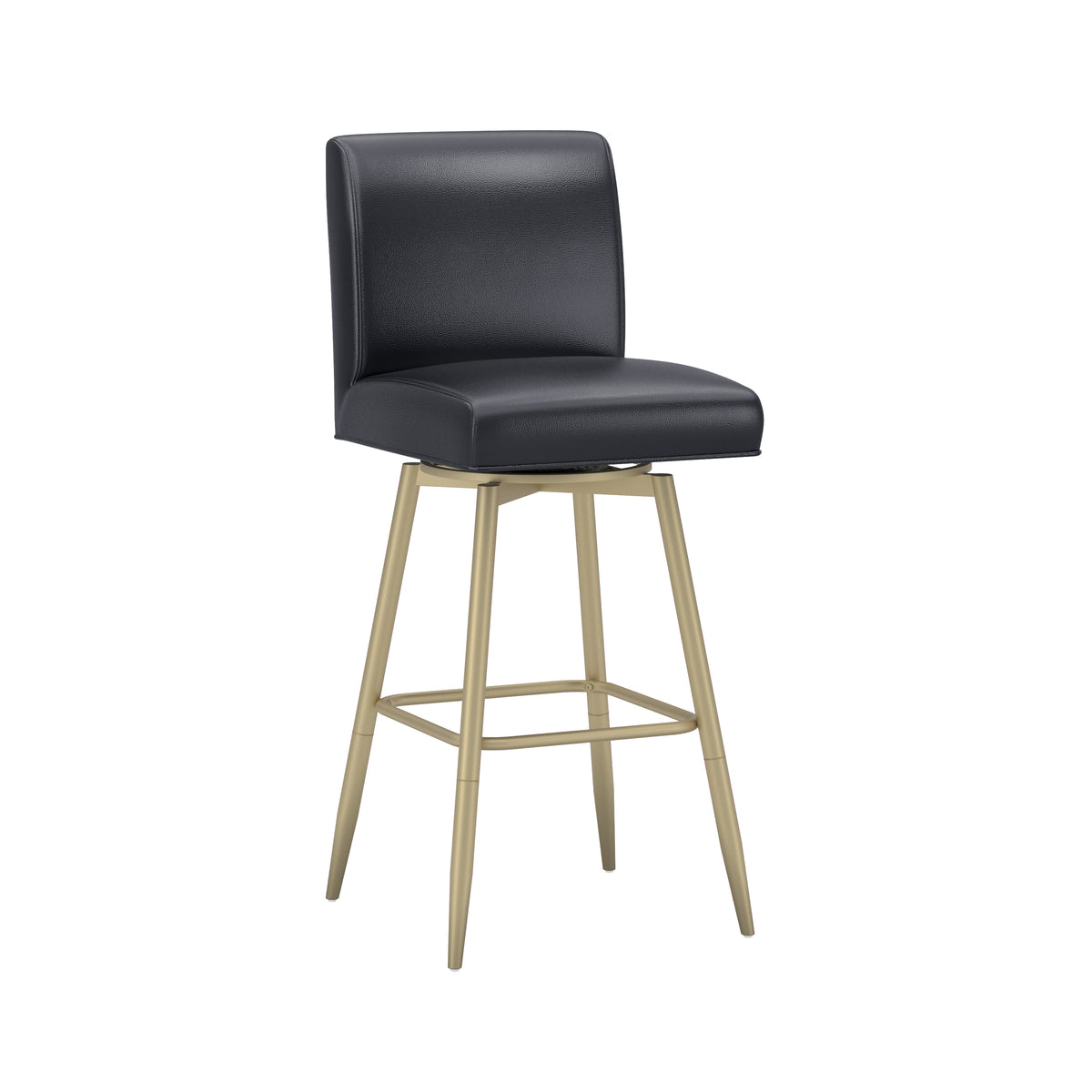 Uniquely Yours Metal Stool, Parson / Black / Champagne