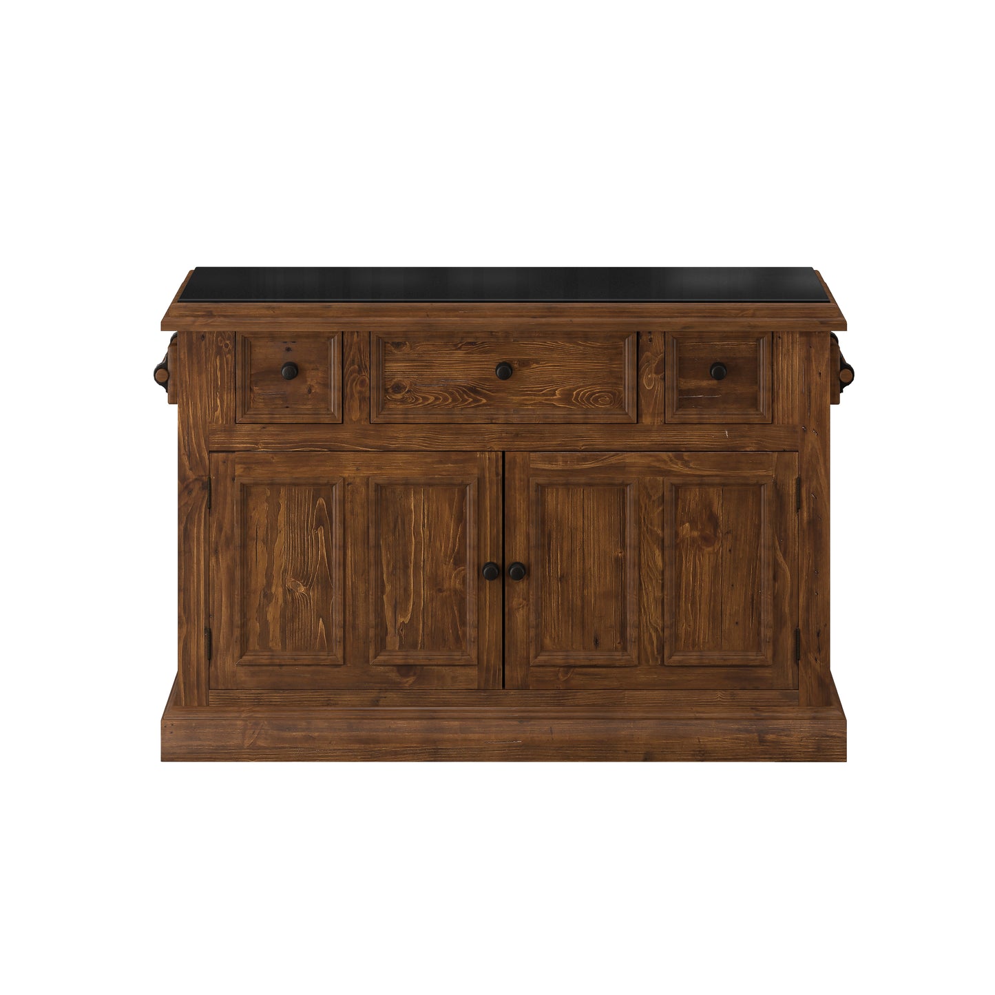 Tuscan Retreat Wood Kitchen Island