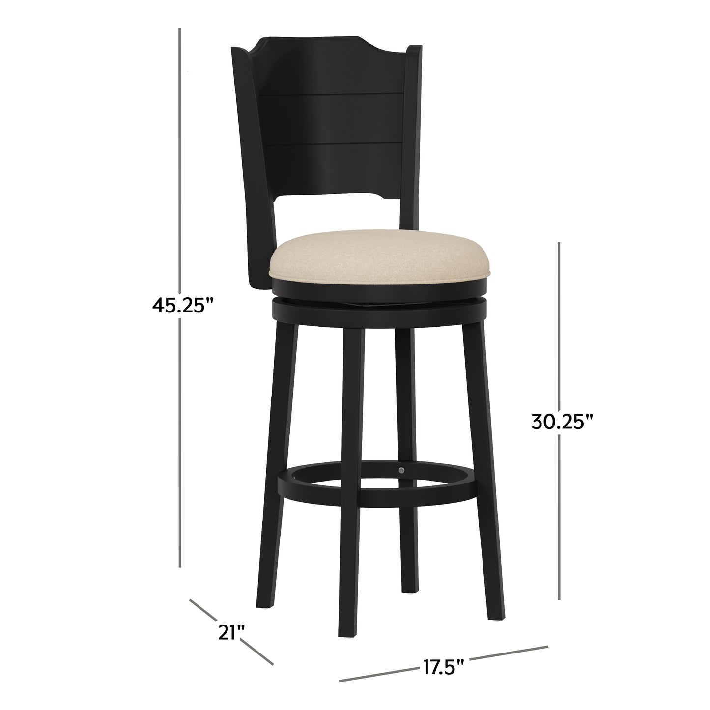 Clarion Wood Stool