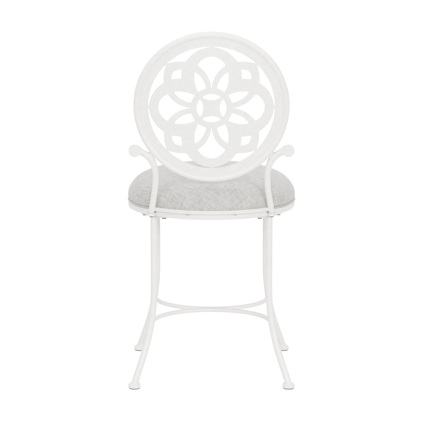 Marsala Metal Vanity Stool