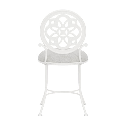 Marsala Metal Vanity Stool