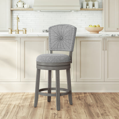 Santa Clara II Wood Stool