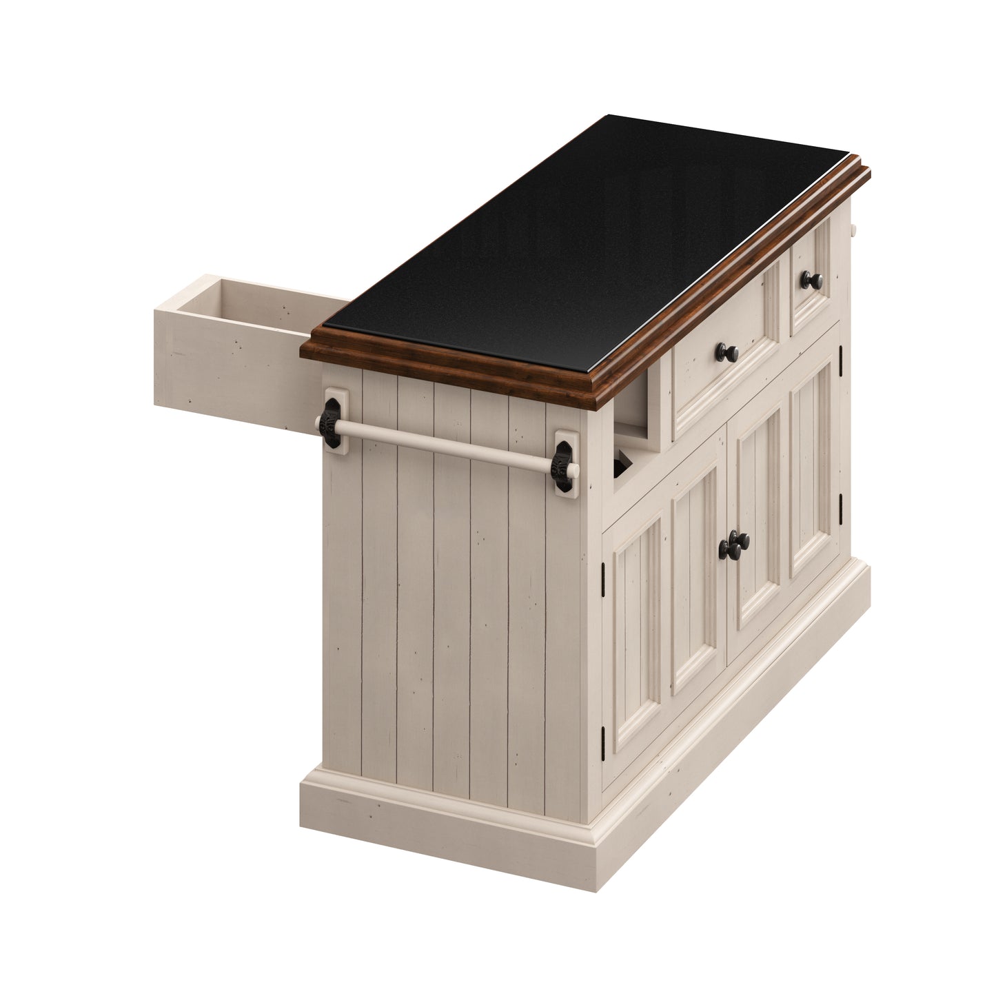 Tuscan Retreat Wood Kitchen Island