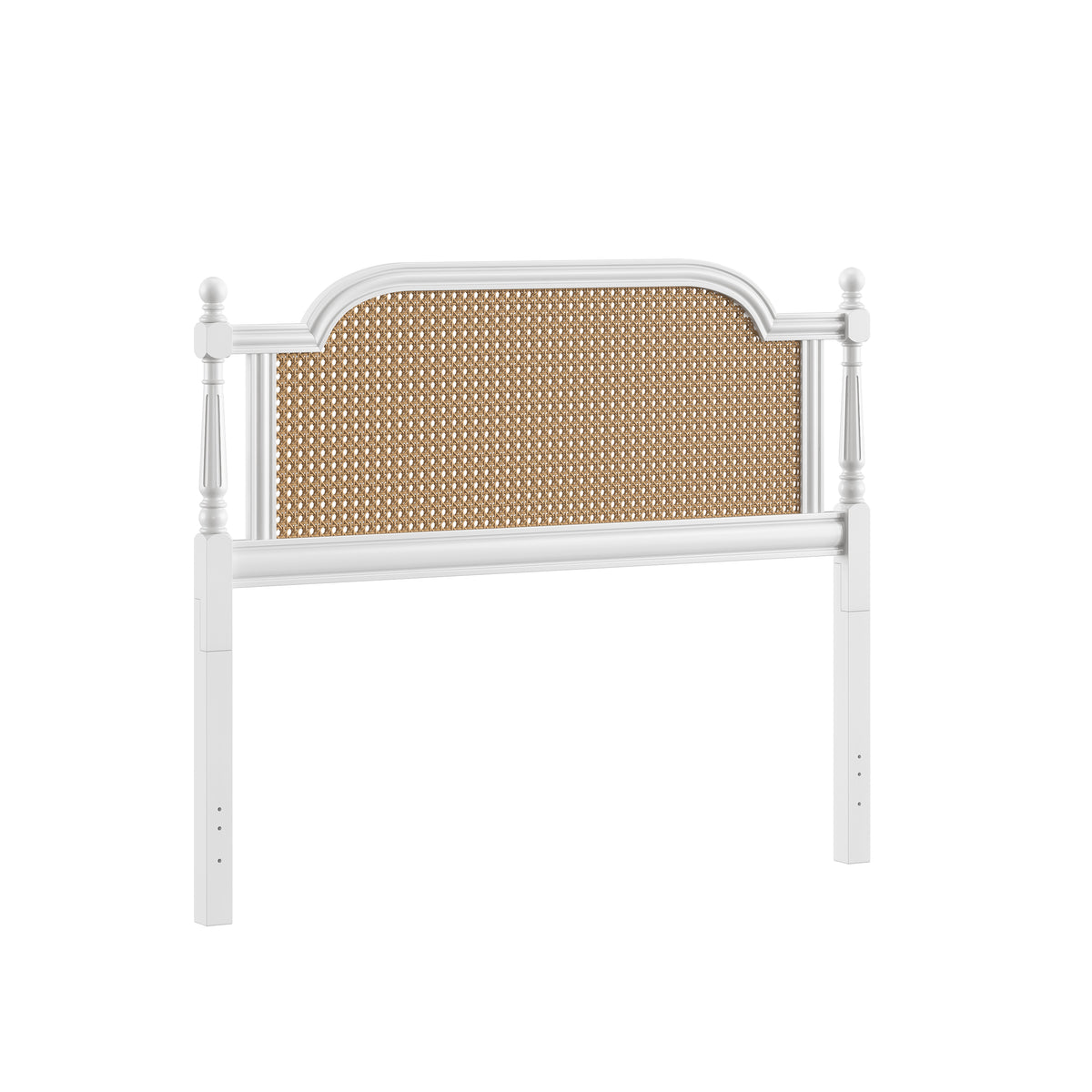 Melanie Wood and Cane Queen Headboard