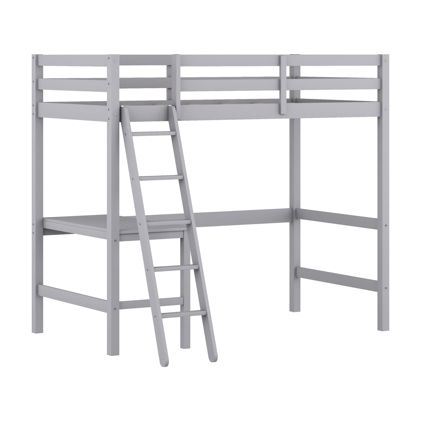 Caspian Wood Twin Loft Bed