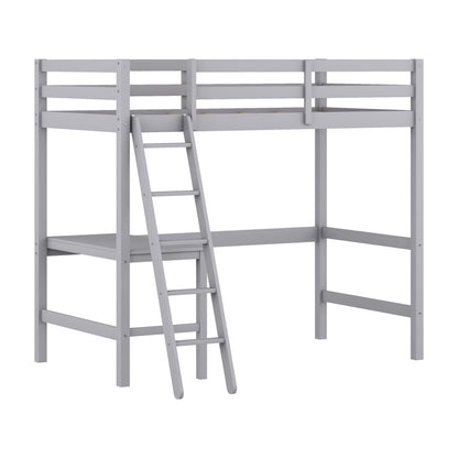 Caspian Wood Twin Loft Bed