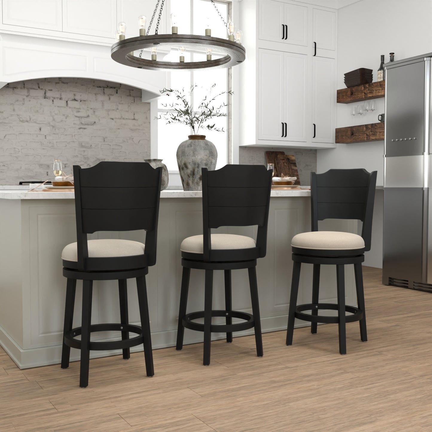 Clarion Wood Stool