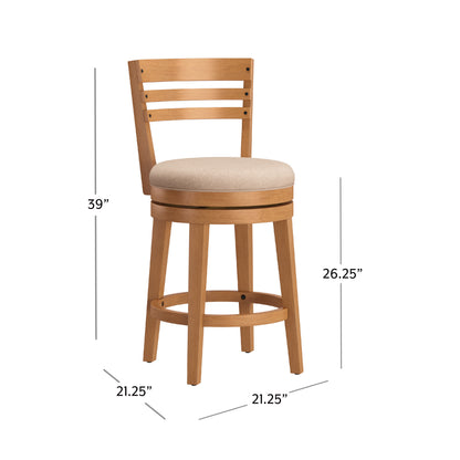 Lemon Grove Wood Stool