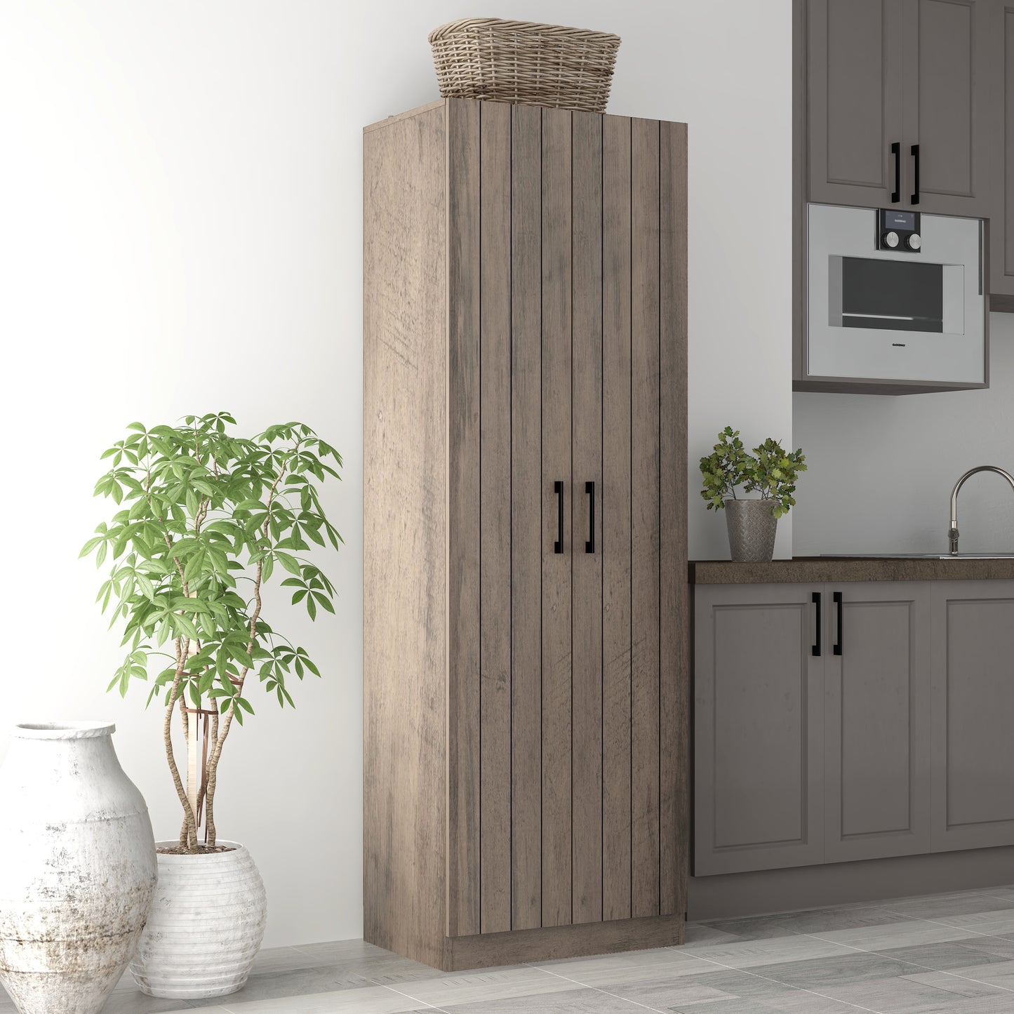 Lancaster Wood Kitchen Pantry