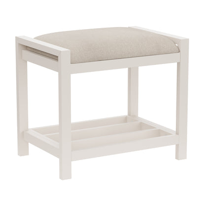 Amelia Wood Vanity Stool