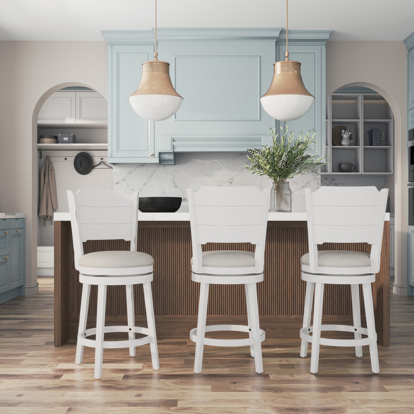 Clarion Wood Stool