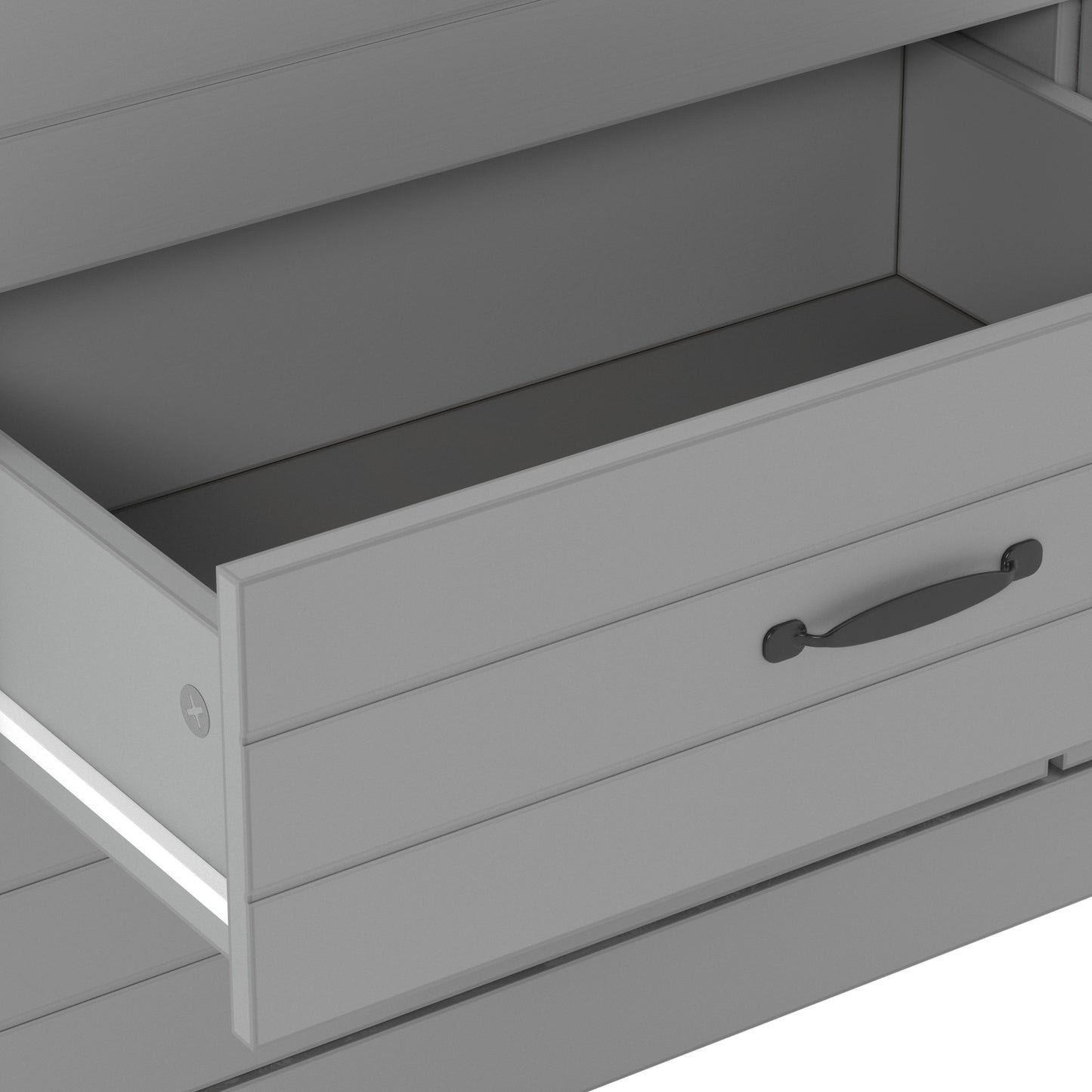 Lancaster Wood 6 Drawer Dresser