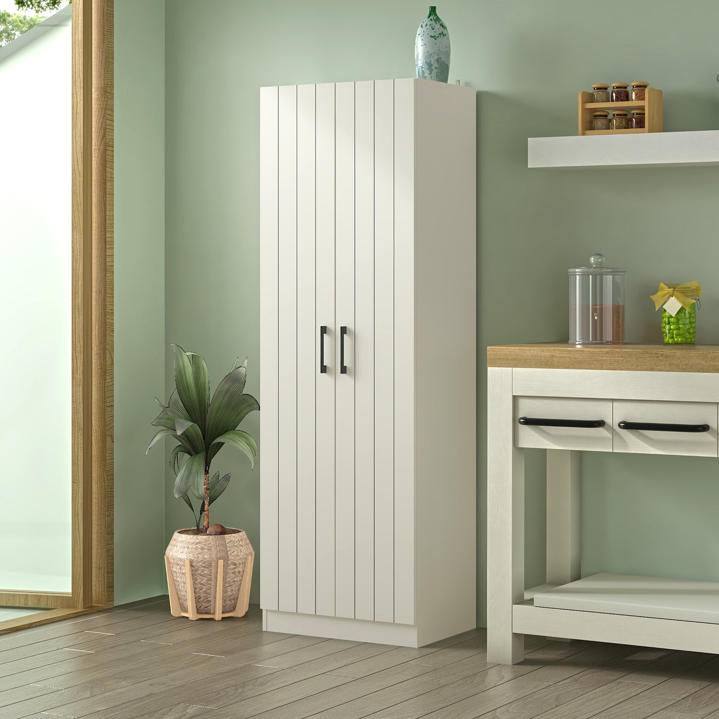 Lancaster Wood Kitchen Pantry