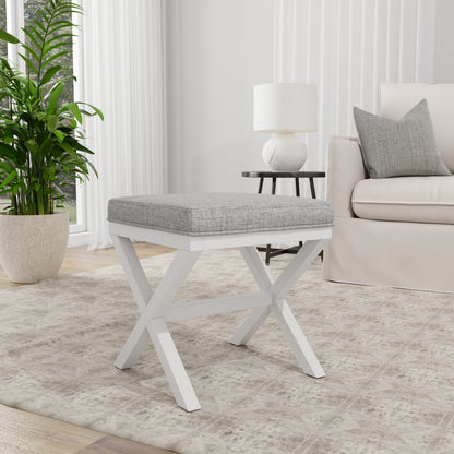 Somerset Wood Vanity Stool