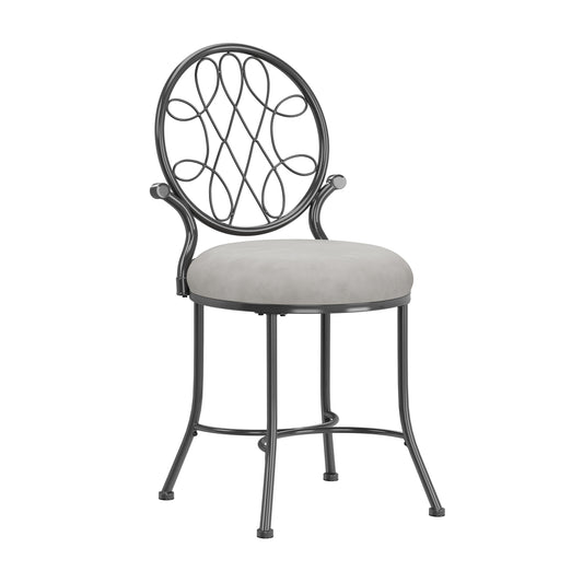 O'Malley Metal Vanity Stool