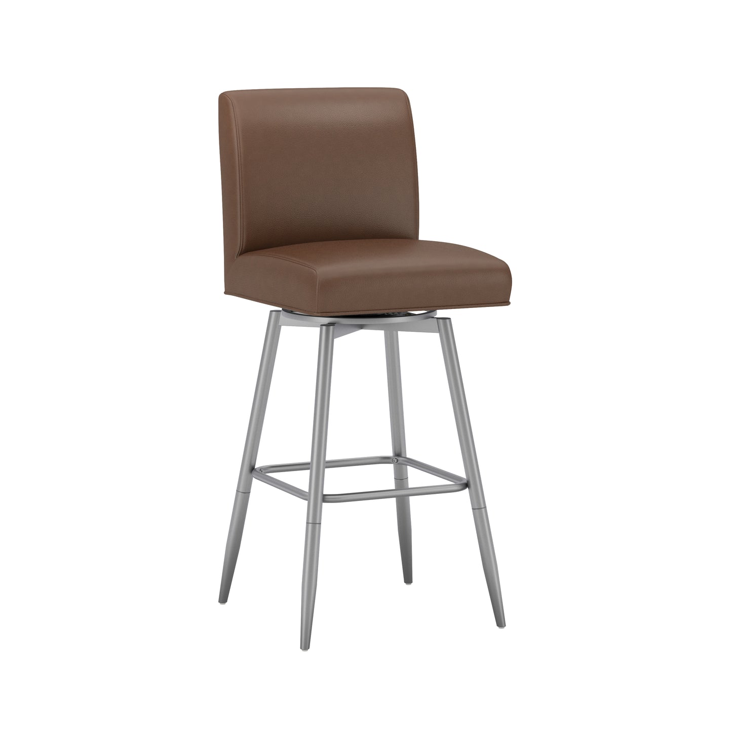 Uniquely Yours Metal Stool, Parson / Saddle / Silver