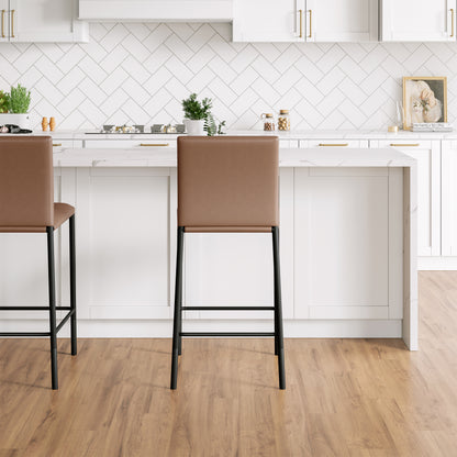 Bronte Metal Counter and Bar Stools