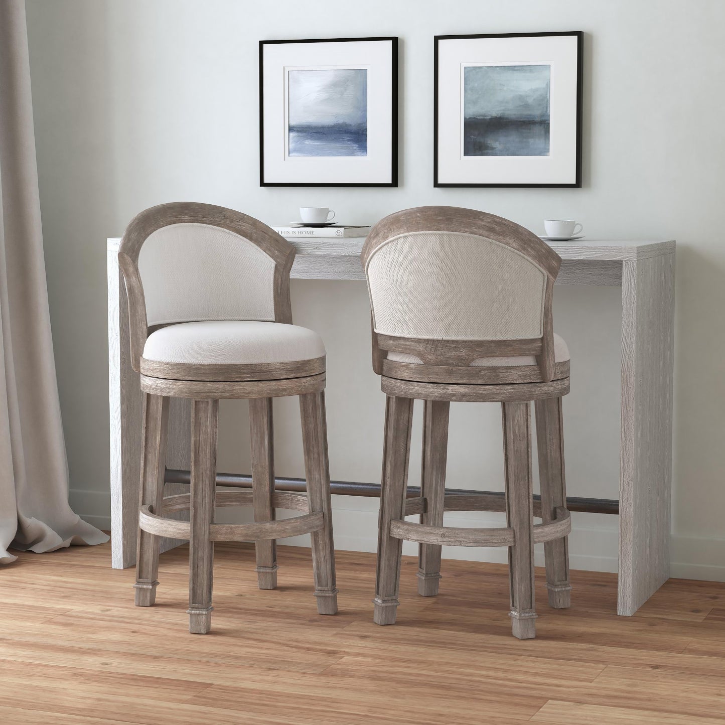 Monae Wood Stool