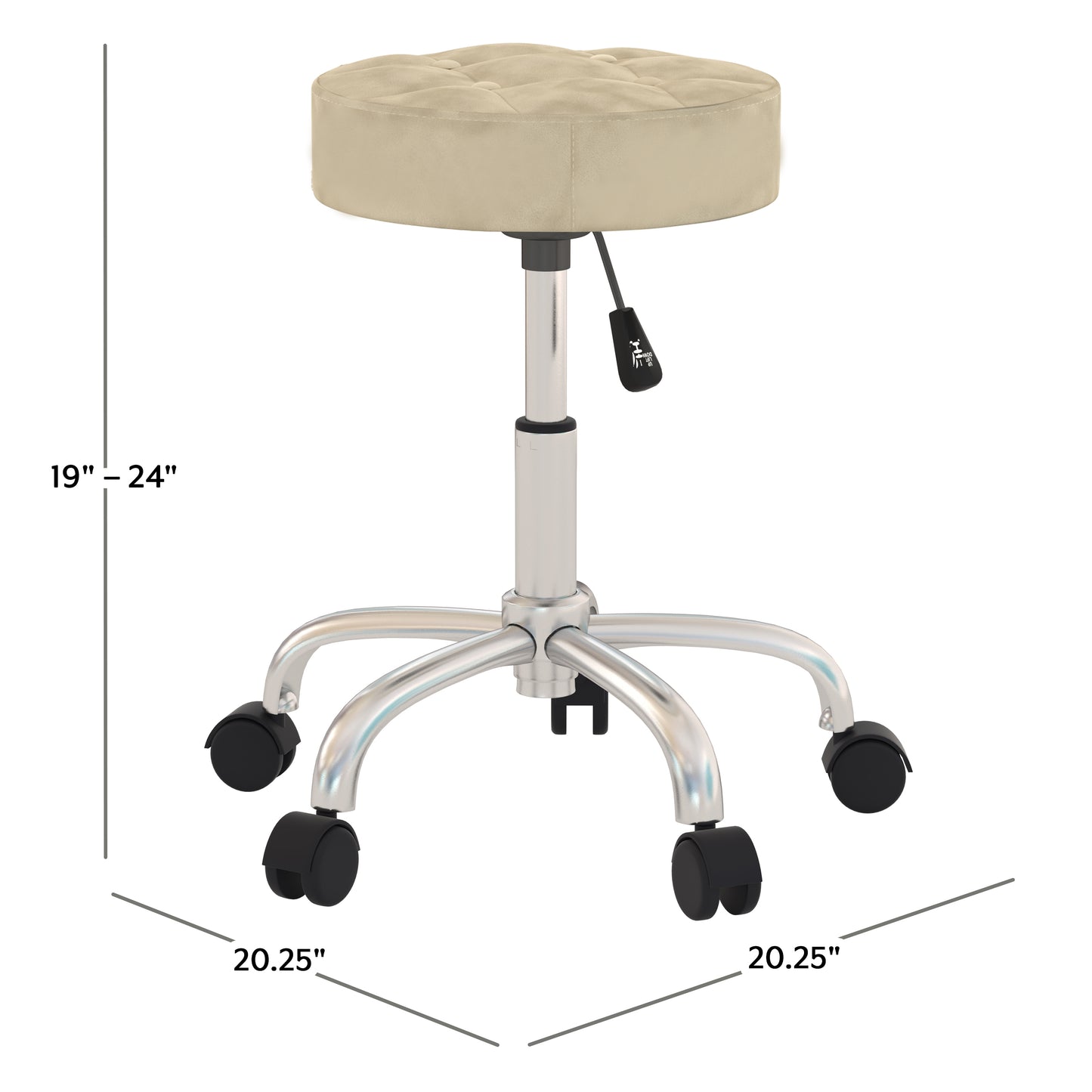 Nora Metal Vanity Stool