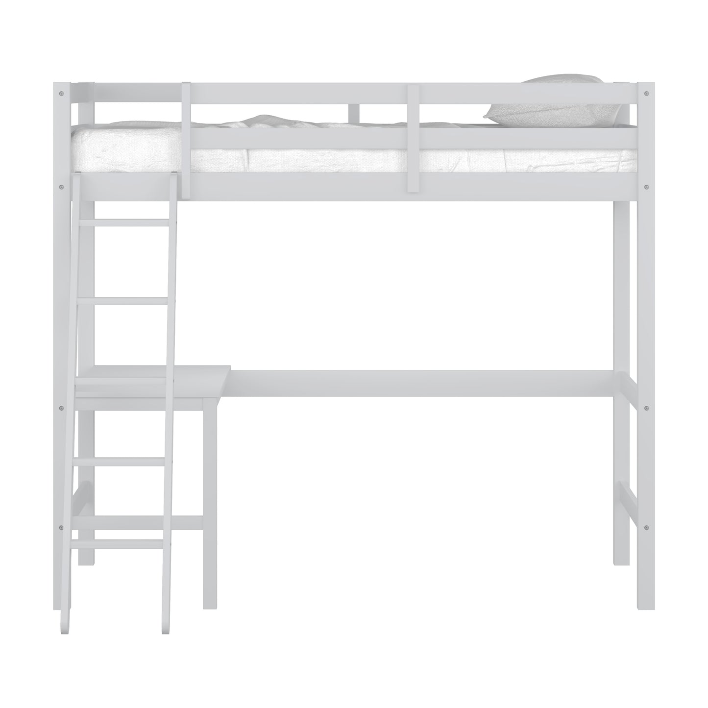 Caspian Wood Twin Loft Bed