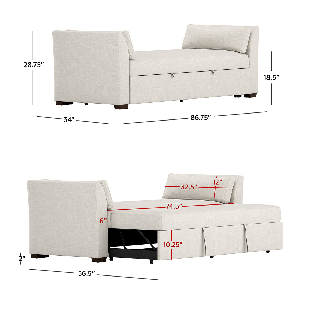 Camlett Upholstered Daybed