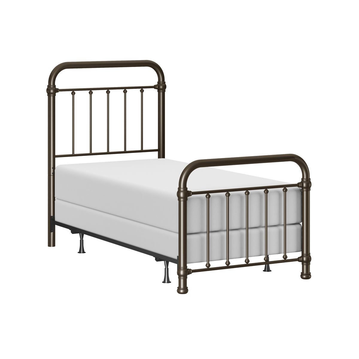 Kirkland Metal Twin Bed with Metal Frame
