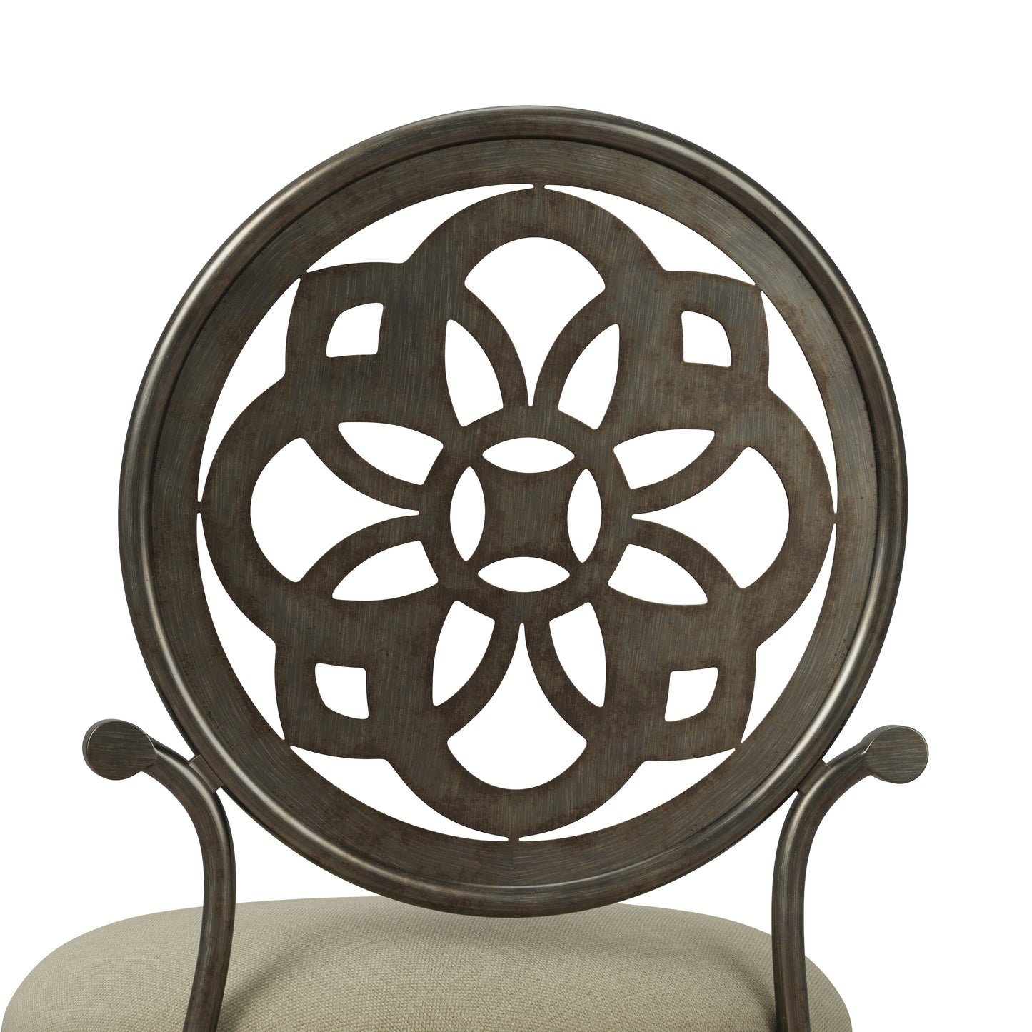 Marsala Metal Vanity Stool