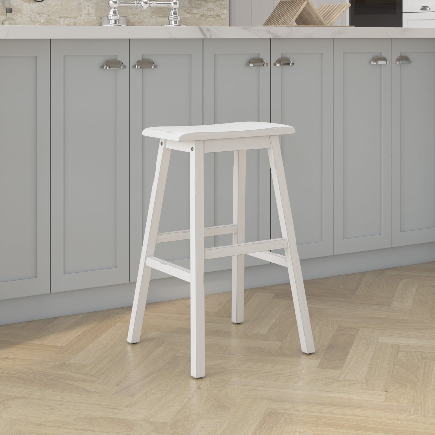 Moreno Wood Stool