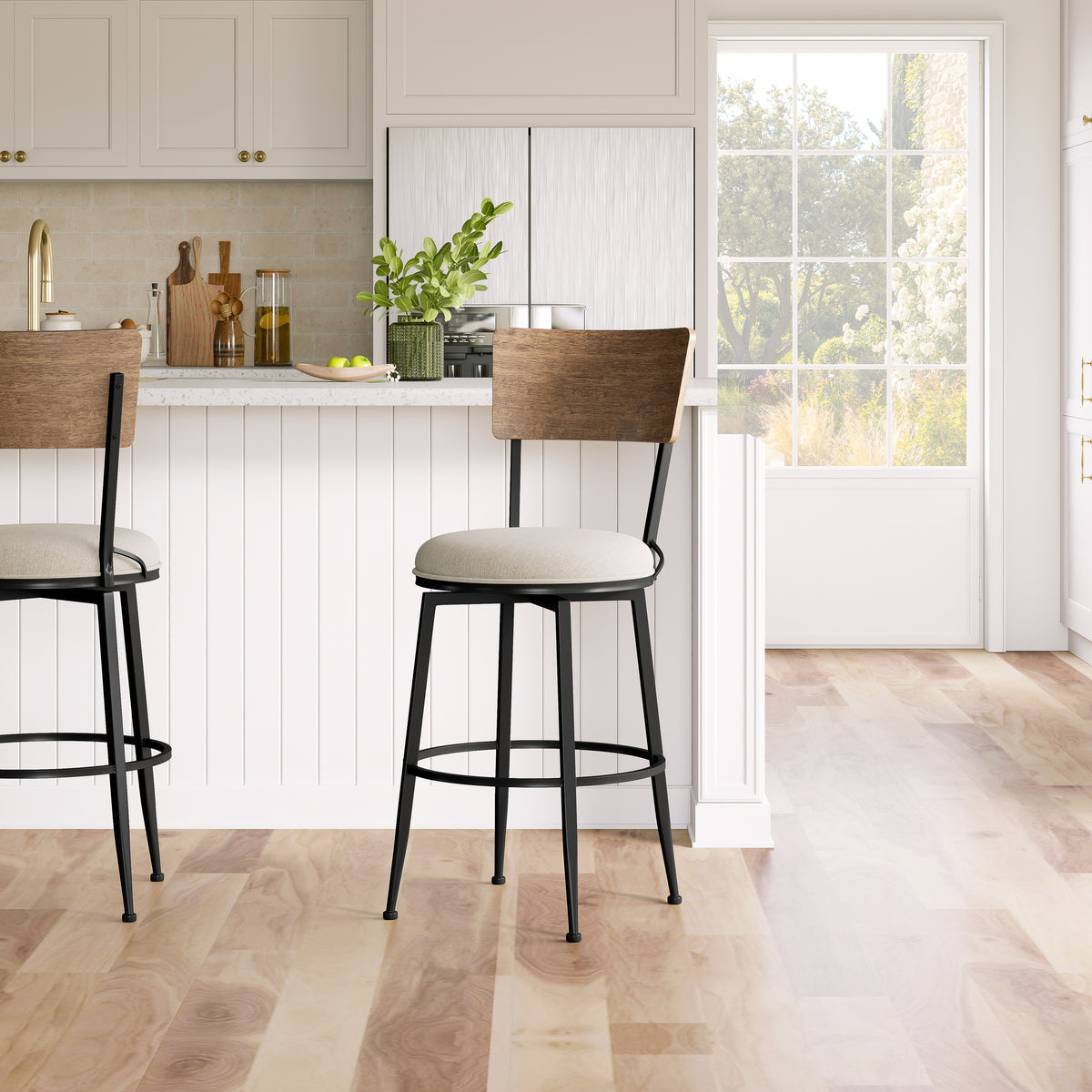 Creason Metal Counter and Bar Stools