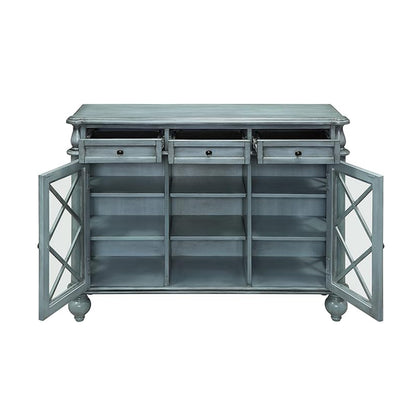 Azure Wood Cabinet