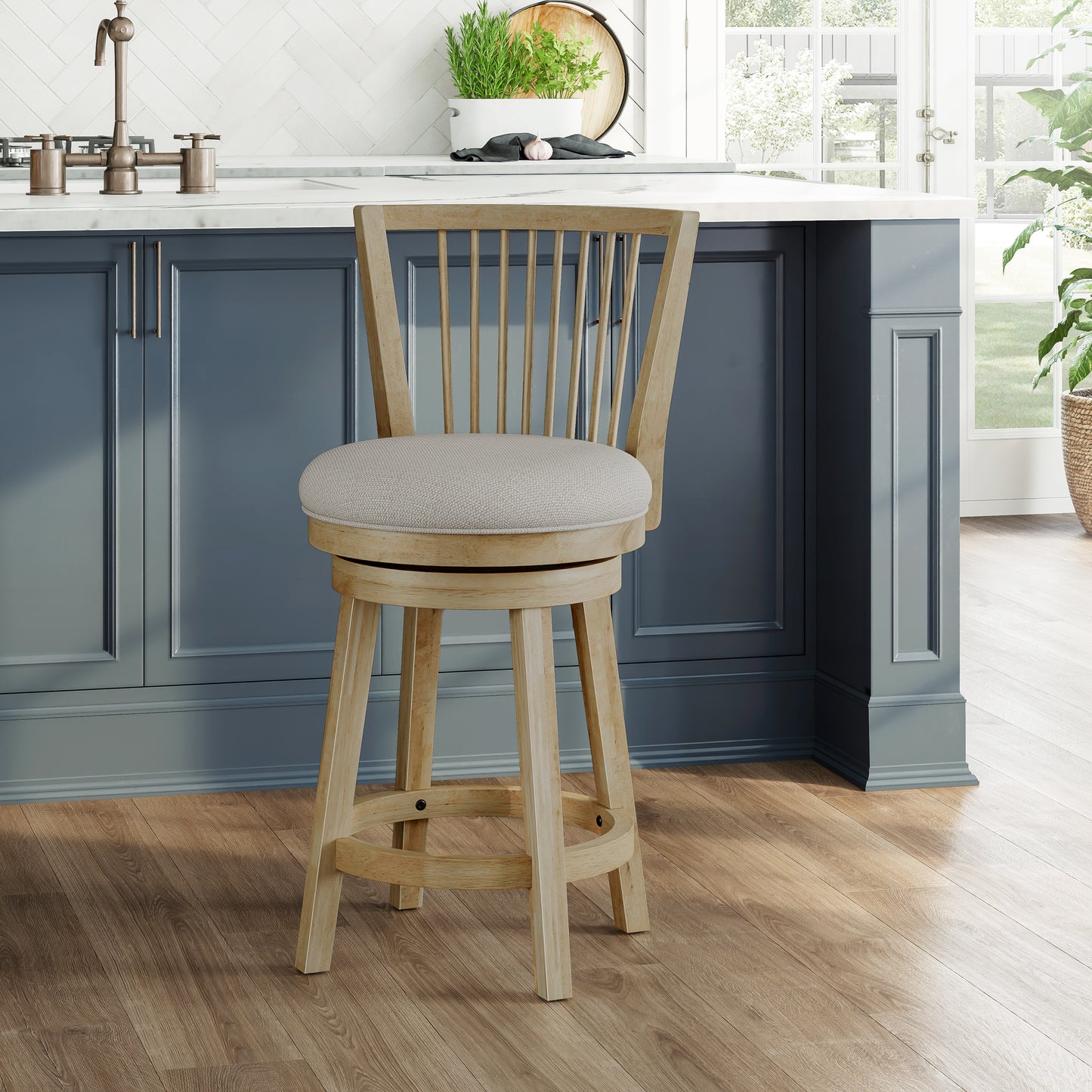 Garlington Wood Counter and Bar Stools