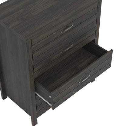Lancaster Wood 4 Drawer Dresser