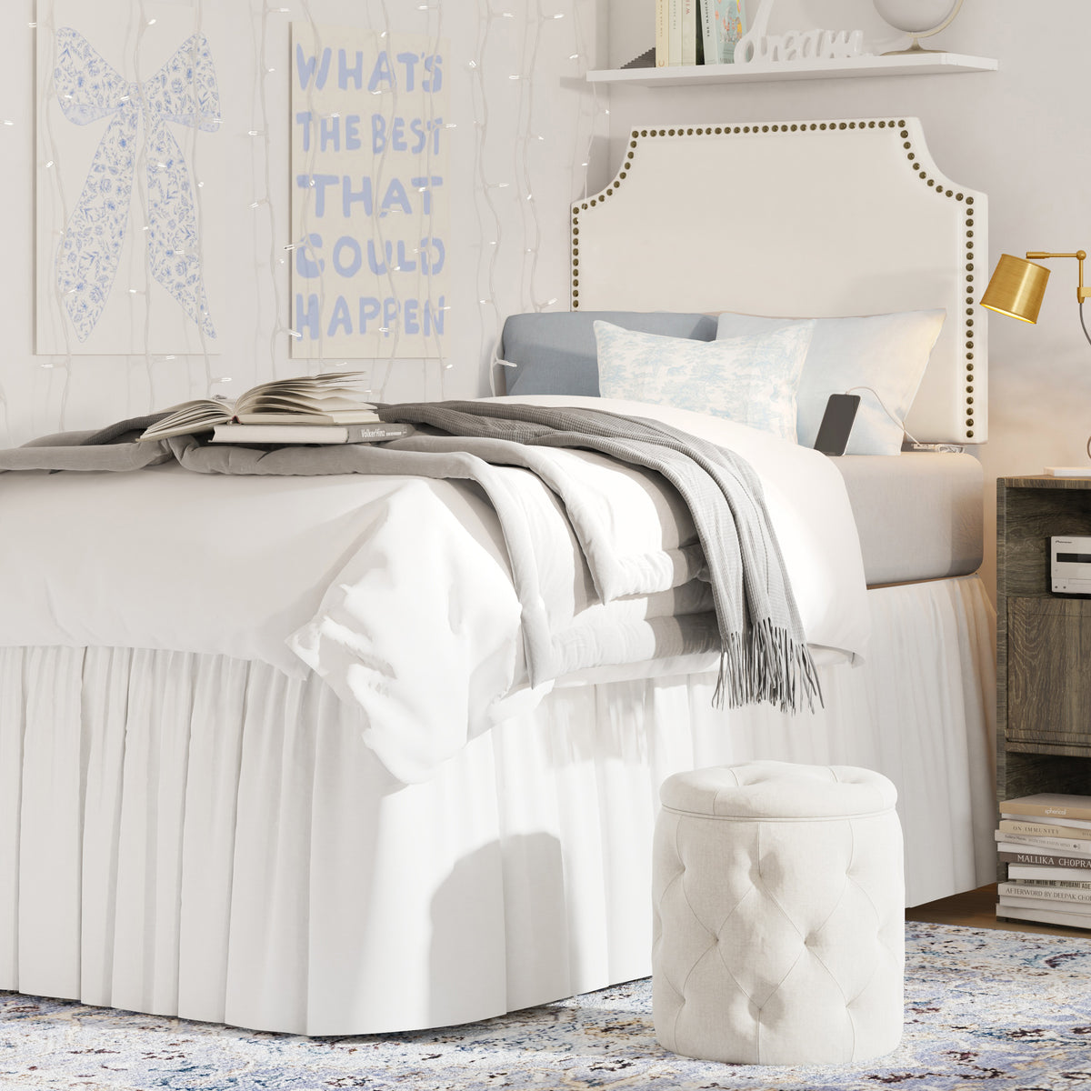 Chapin Upholstered Hanging Headboard