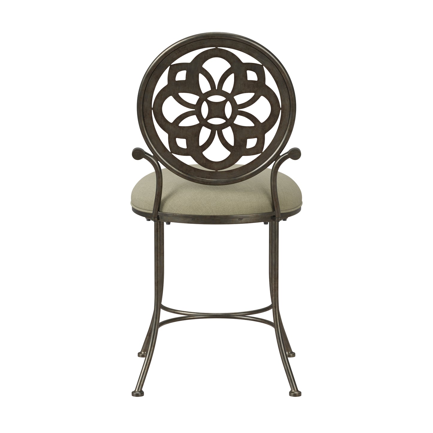 Marsala Metal Vanity Stool
