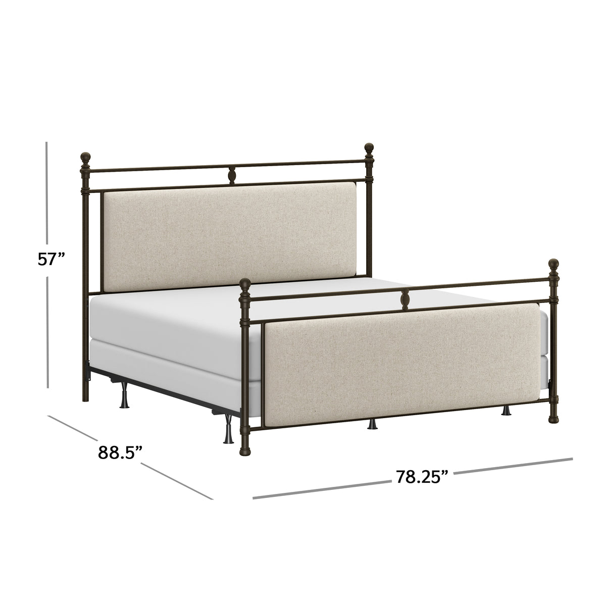 Ashley Metal Bed with Frame
