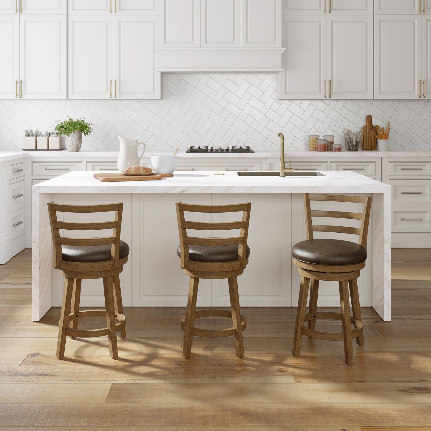 Ronan Wood Counter and Bar Stools