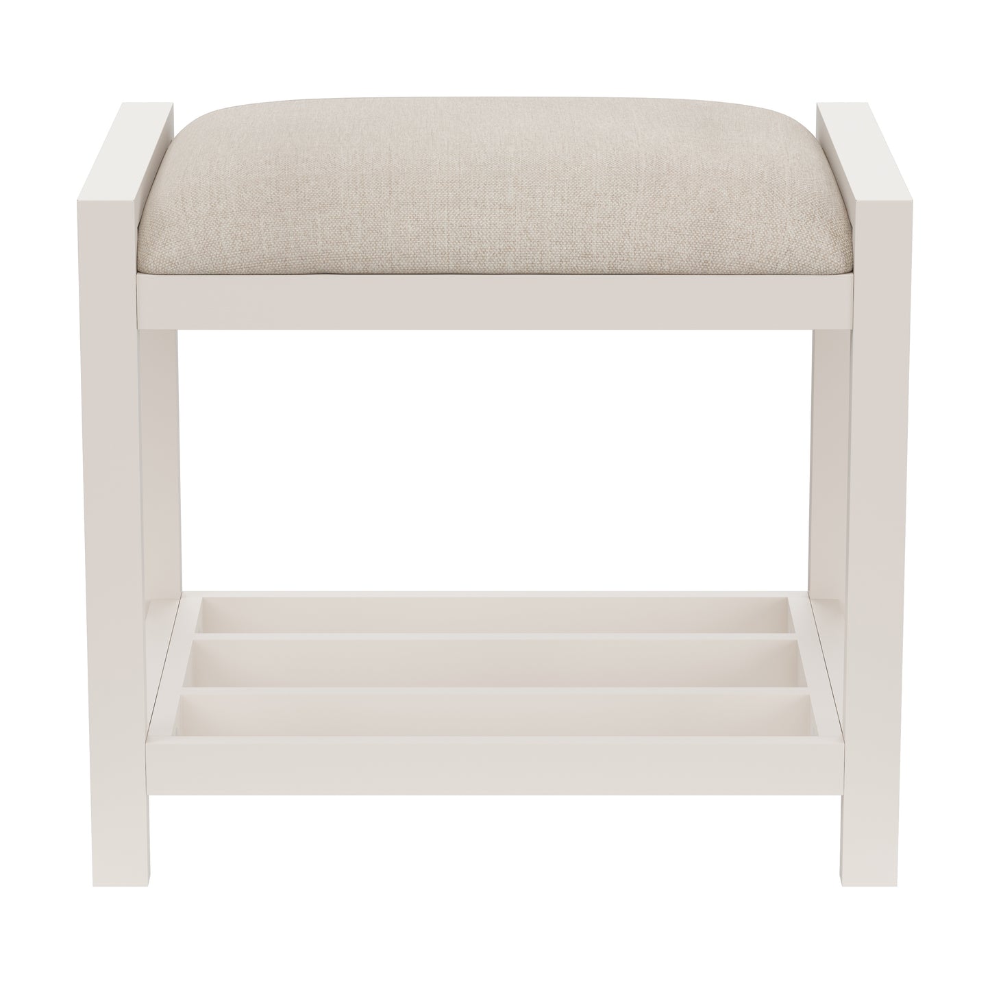 Amelia Wood Vanity Stool