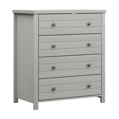 Harmony Wood 4 Drawer Dresser
