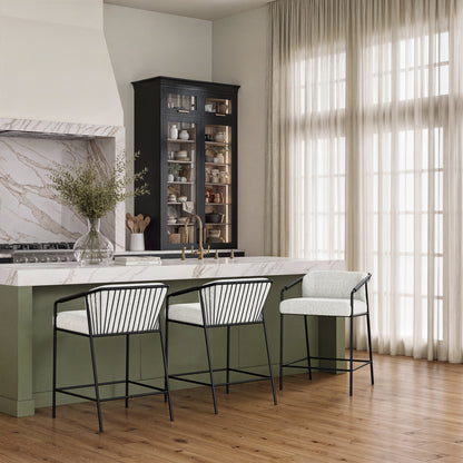 Brock Upholstered Counter Stool