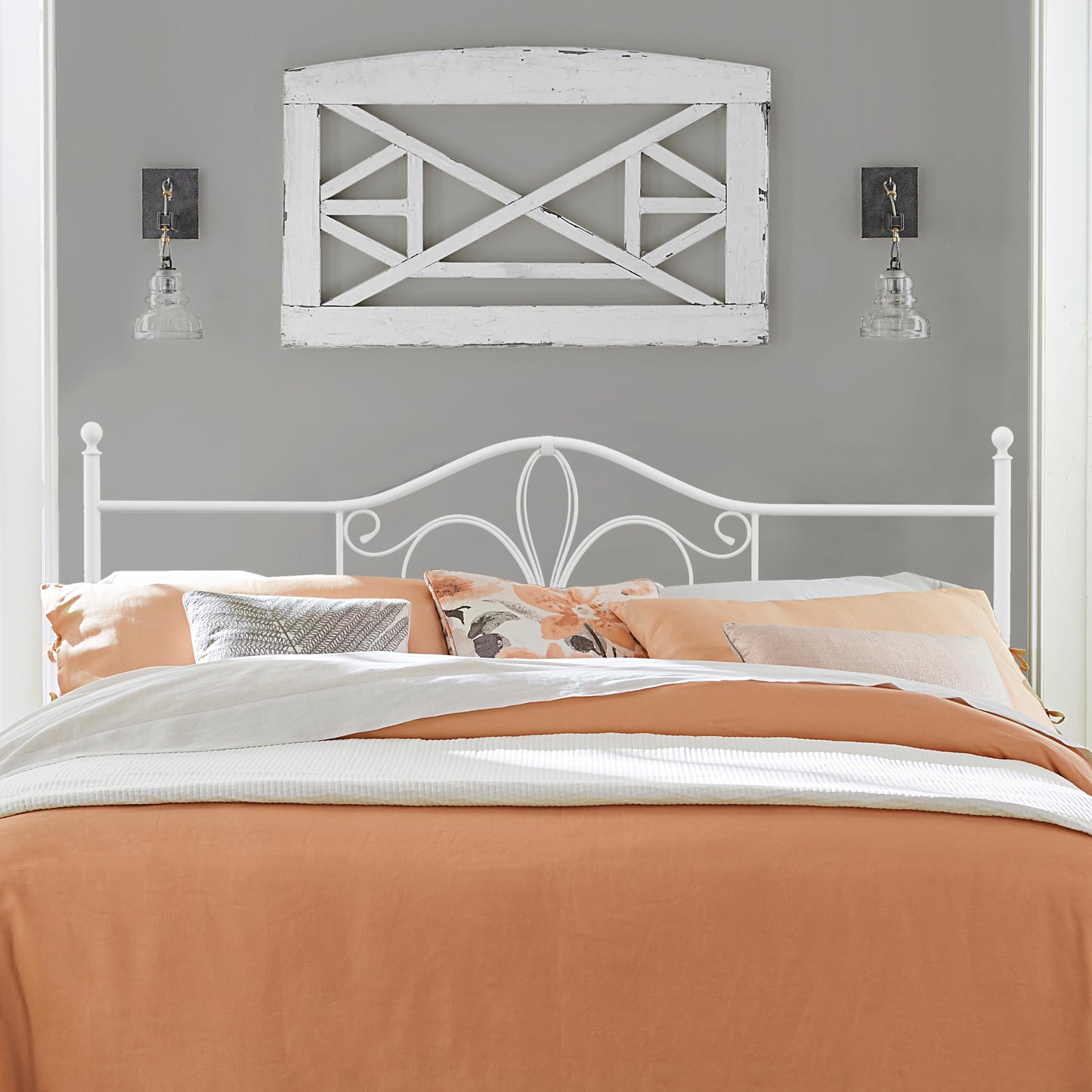 Ruby Metal Headboard
