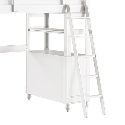 Lake House Wood Loft Bed