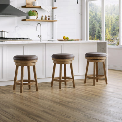 Raine Wood Counter and Bar Stools