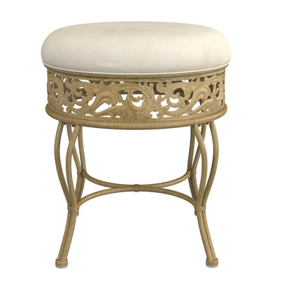 Villa III Metal Vanity Stool