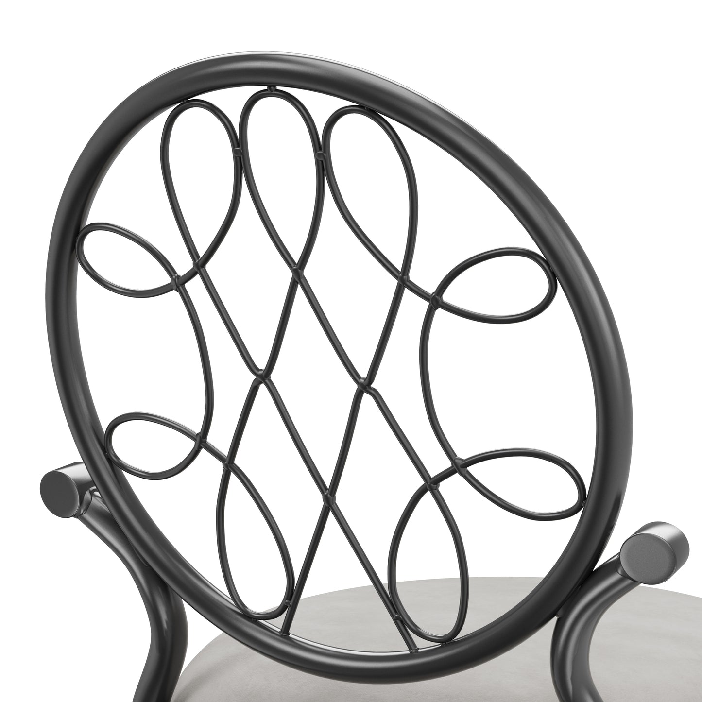 O'Malley Metal Vanity Stool