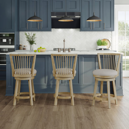 Garlington Wood Counter and Bar Stools
