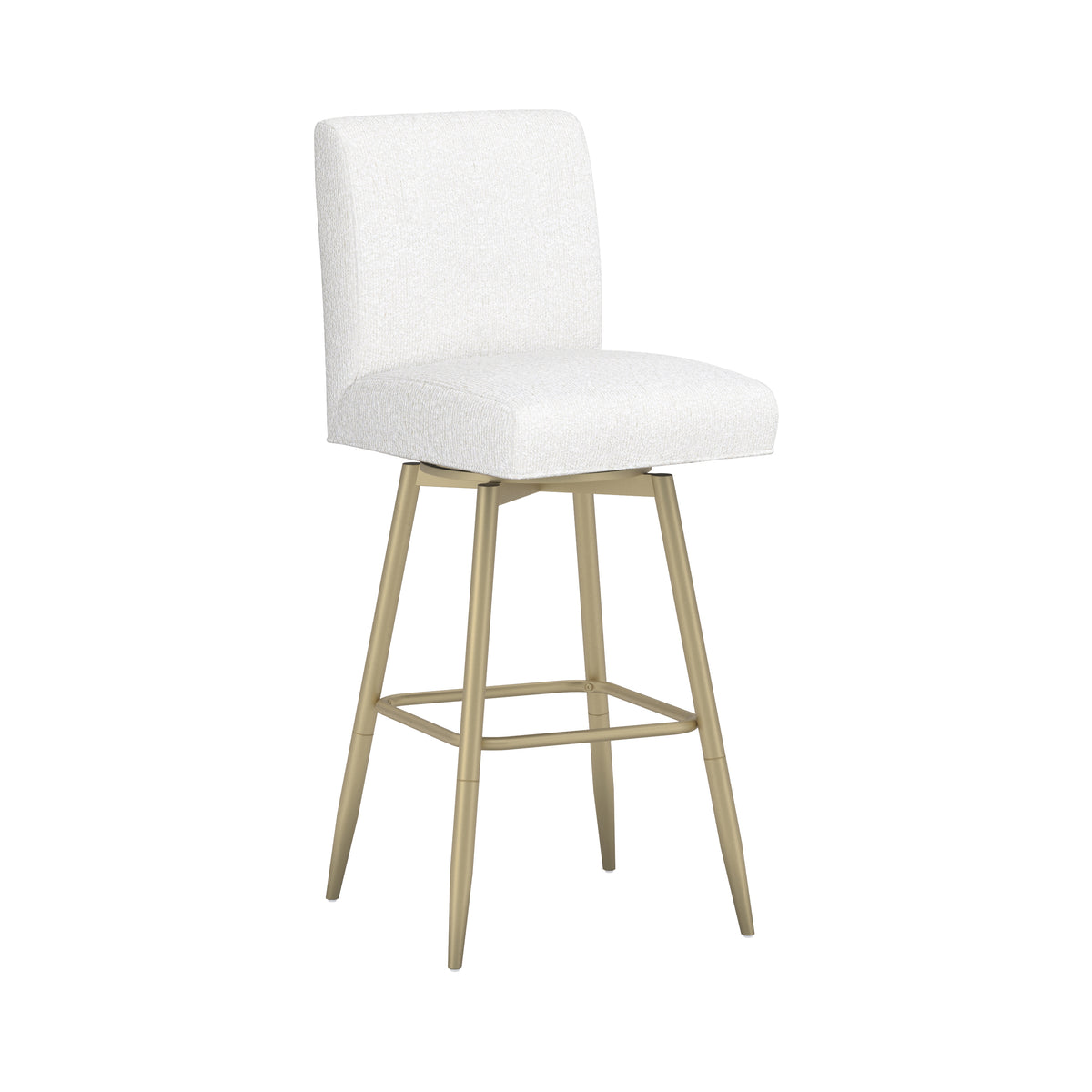 Uniquely Yours Metal Stool, Parson / Salt / Champagne