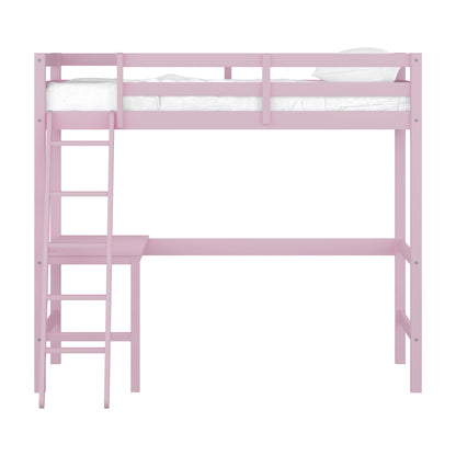 Caspian Wood Twin Loft Bed