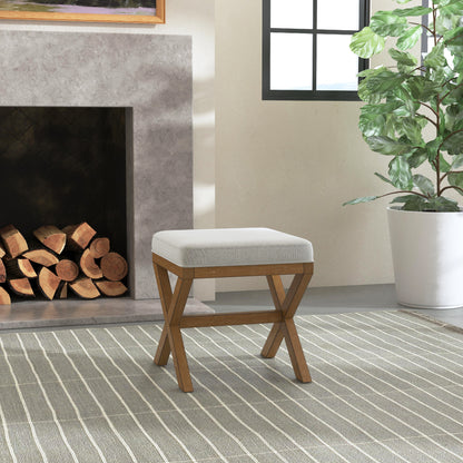Somerset Wood Vanity Stool